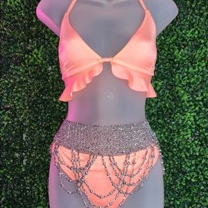 ASOS Coral Two Piece Set